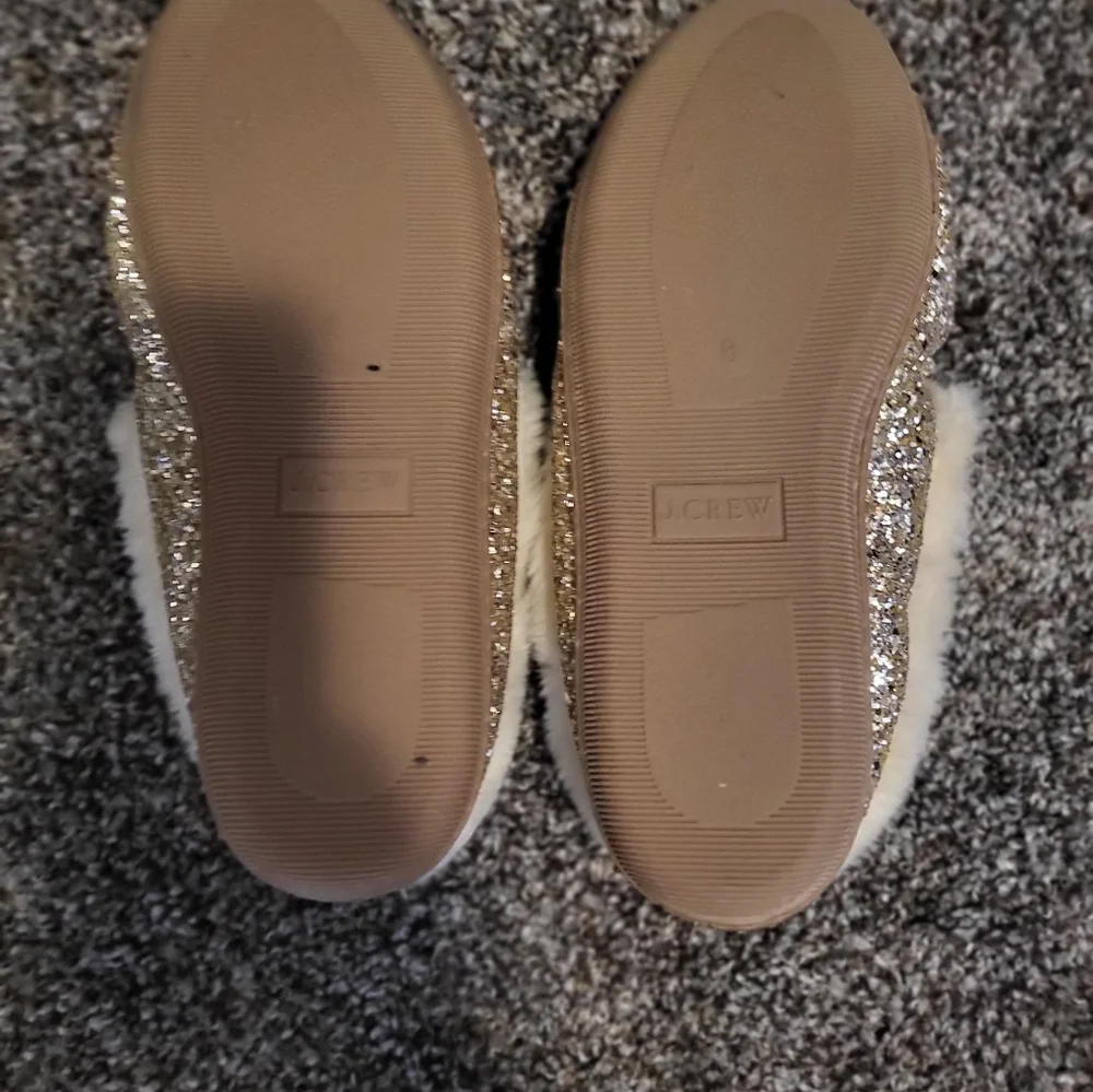 J. Crew Sparkly Slippers size 8